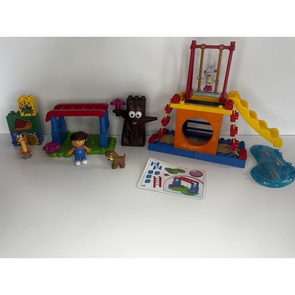 Mega Bloks Dora the‎ Explorer Dora's Backyard Adventure Playset- Nick Jr. - Picture 1 of 12